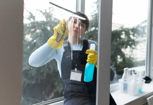 Nettoyage de vitres intérieures et extérieures à Saint-Outrille